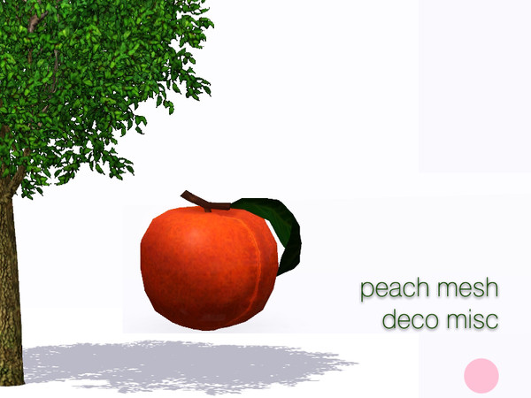 Sims 3 — Peach Mesh by DOT — Peach Mesh by DOT of The Sims Resource