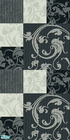 Sims 2 — Pretty Paper Set  - Pretty Paper 4 by robbyngirl — Wallpaper and carpet set for your sims. Enjoy!