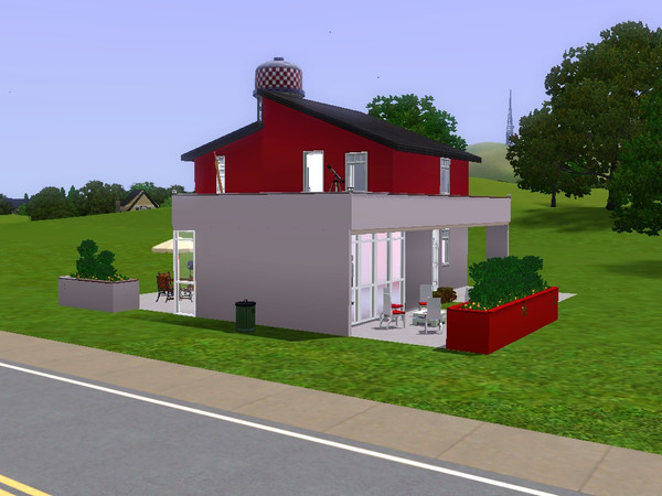 Sims 3 — The Cassandra by ironrose — Who says you have to be rich to live in style. This contemporary peice of art, will