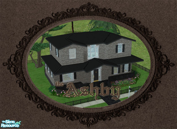 Sims 2 — The Ashby by drouinr — The Ashby features a split-level foyer, large master bedroom with reading nook and