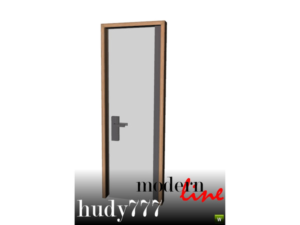 Sims 3 — Modern Line Single Tile Doors by hudy777-design — Modern Line Single Tile Doors by: hudy777 All 3D meshes and
