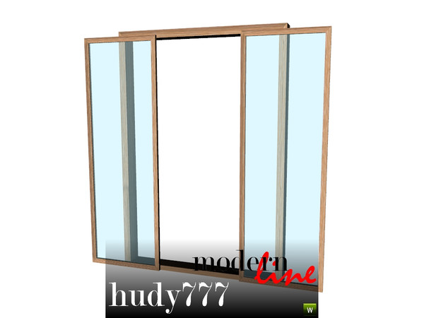 Sims 3 — Modern Line Sliding Doors by hudy777-design — Modern Line Sliding Doors by: hudy777 All 3D meshes and are (C)