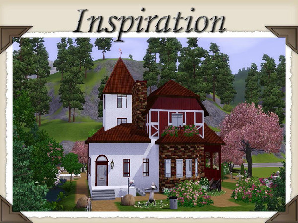 Sims 3 — Inspiration by srgmls23 — This house is very special because it was built by two people, one in Germany and one