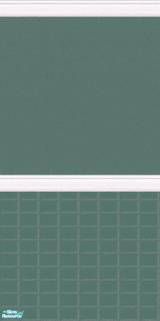 Sims 2 — My Maxis Tiles Match! Recolours by Simpleton - Verdigris Half Tile Wall by Miss_Simpleton — Well I just got so