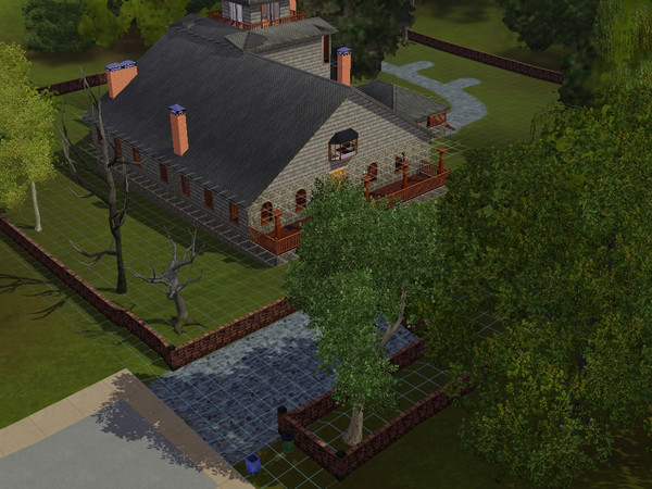 Sims 3 — Church conversion 1br 1ba by Valche — this chruch had kept all the histroy in its conversion and is a now a