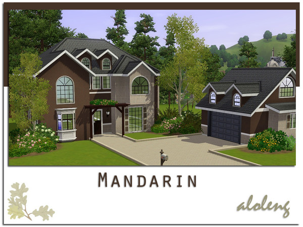 Sims 3 — Mandarin by aloleng — 3 bedroom, 3 toilet and bath, family room, living room, dining area and a separate 1 car