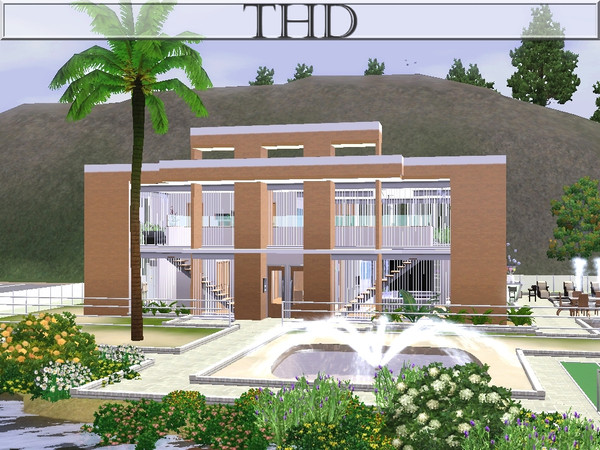 Sims 3 — THD by lilliebou — Hi! Here are some details about this modern house: First floor: -Bathroom -Living room