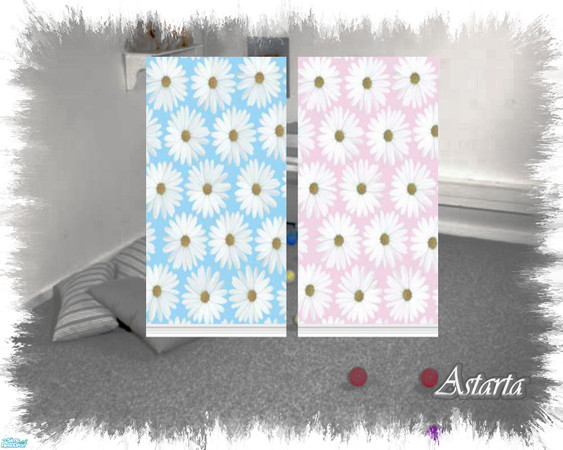 Sims 2 — Flowers by Astarta — Nice big flowers in 2 colors.