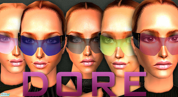 Sims 2 — Dore-shades by ayabaka123 — electroshock color and hard to miss vivant-style flattering your sims face these are