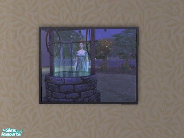 Sims 2 — Regency Painting - Wishing for Love by Saoz — This is a recolor of the Maxis painting, "The Perfect