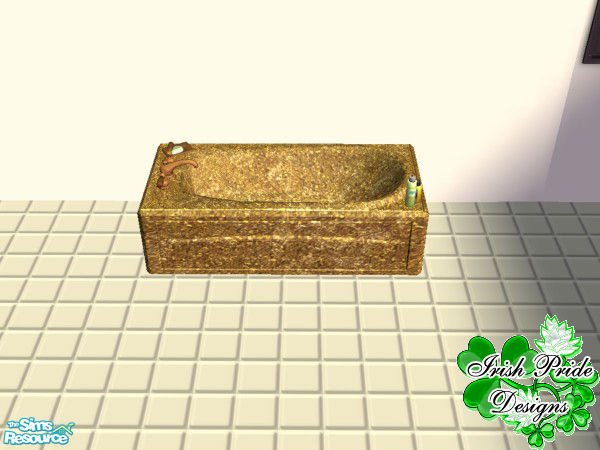 Sims 2 — Golden Dreams Bathroom - Tub by Irish Pride — The Golden Dreams tub is a testament of time. Luxurious and