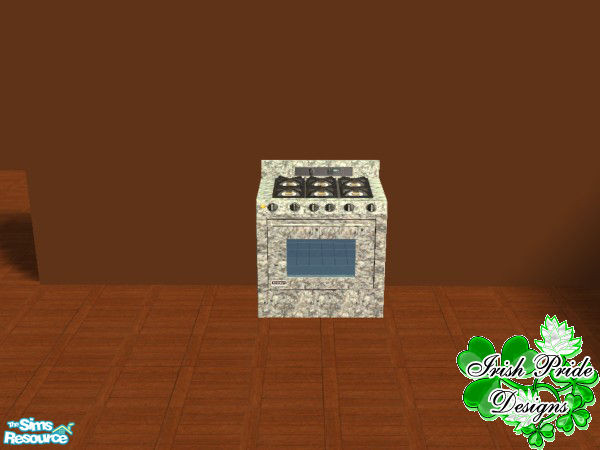 Sims 2 — Imperial Marble Kitchen - Stove by Irish Pride — The Imperial Marble Kitchen is faced with a nice marble slab