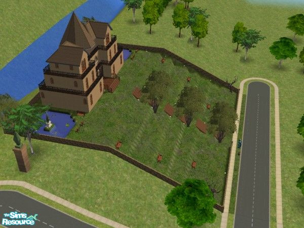 Sims 2 — Taylorville Cemetery by Irish Pride — Every Sim will have there day, when they do bring them here. At