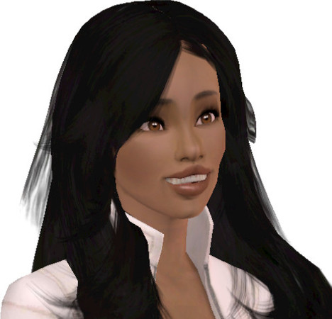 Sims 3 — Chanel Iman by Irenat — Chanel Iman is an American fashion model perhaps best known for her work for Victoria's