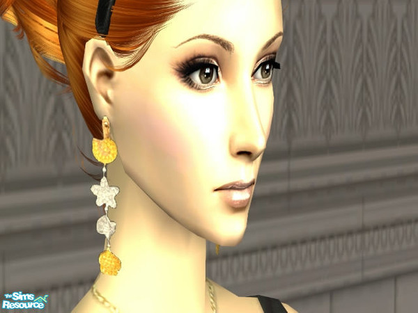 Sims 2 — Jewelry Set 1 - Seashells and stars by theangeliquemonte — Here\'s my first jewelry set ever.It includes 2