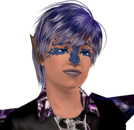 Sims 3 — Hawkeson Stonewolf  by toastergirl — Hawkeson is the brother of Tempest. His flirty ways will cause some trouble