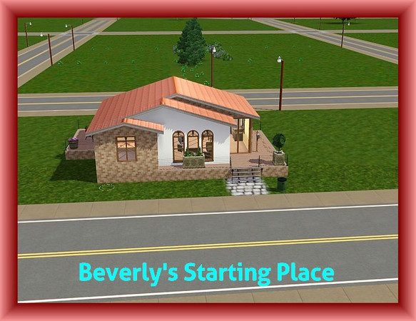 Sims 3 — Beverly's Starting Place by DO5NBR — Little starter cottage for a single sim.