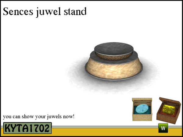 Sims 3 — Sences diamant's keeper by Kyta1702 — Now you can show your diamants. This one is special for the round diamands