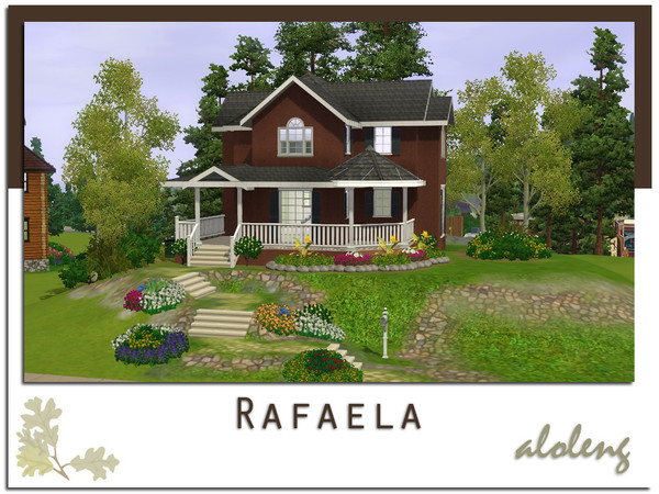 Sims 3 — Rafaela by aloleng — 3 bedroom, 1 toilet and bath home. Built with WA, Ambitions, HELS and Fast Lane expansion