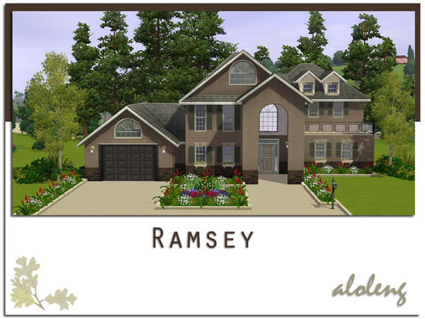 Sims 3 — Ramsey by aloleng — 2 bedroom, 3 toilet and bath with 1 car garage home. Built with WA, Ambitions, HELS and Fast