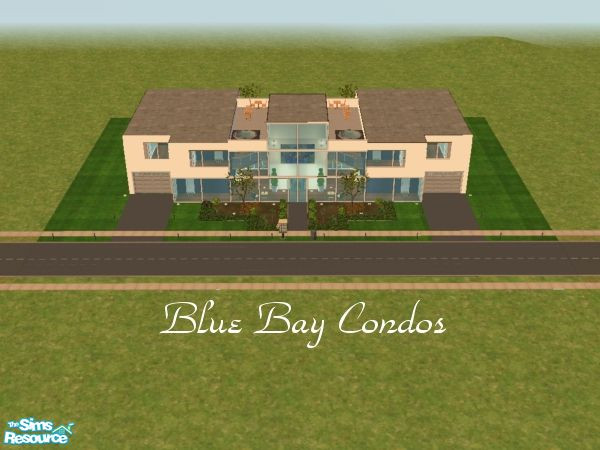 Sims 2 — Blue Bay Condos by Sims_are_the_best — Blue Bay Condos has all of the amenities that you want; a community