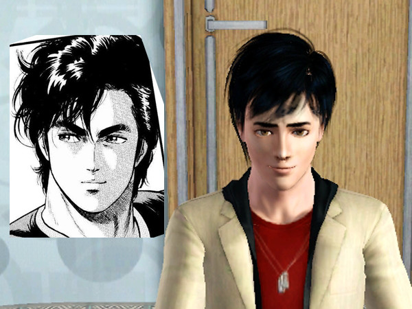 Sims 3 — Nicky Larson by Tyty30 — By Tyty VeryImportantSims Nicky Larson Hair Newsea (Roy) Wear EA Default Eyes :