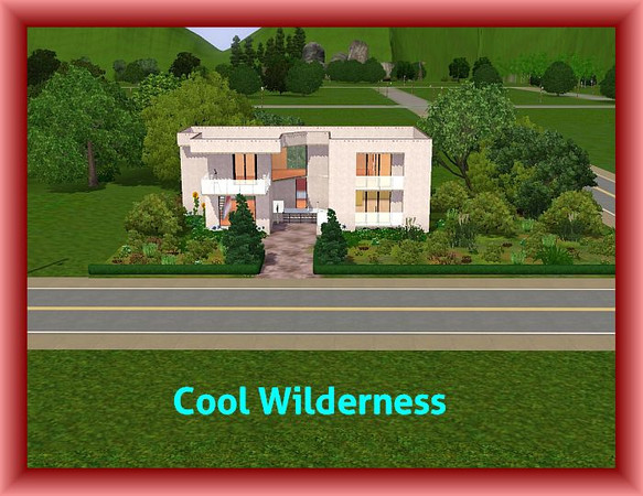 Sims 3 — Cool Wilderness by DO5NBR — A modern comfortable home with an open plan. On the first level are