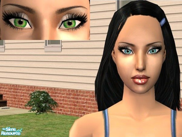 Sims 2 — The eyes are the windows of the soul - green eyes by sims1latina88 — green eyes.part of set
