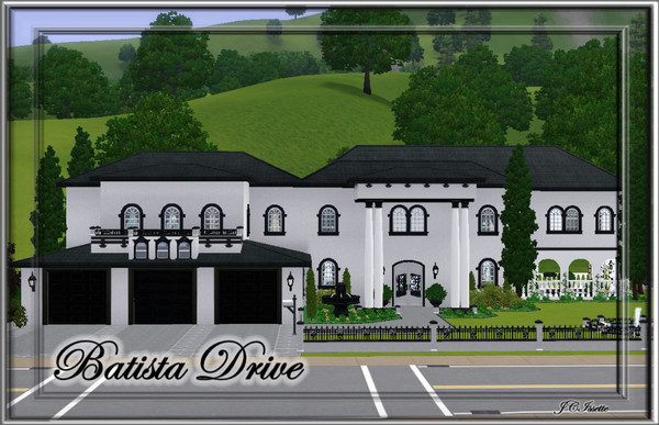 Sims 3 — Batista Drive by JCIssette — This amazing home offers everything. It can be a great party place or family home