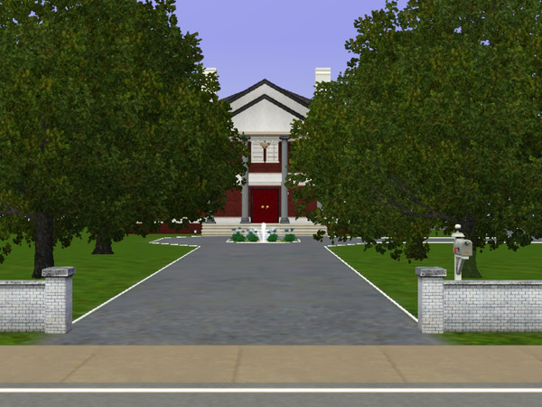 Sims 3 — Bellview Manor by JeziBomb — 4 bedroom, 2 1/2 bath mansion with 3 car garage, formal dining and living rooms,