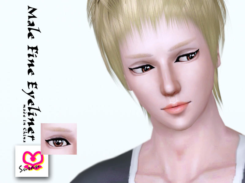 The Sims Resource Fine Eyeliner Male