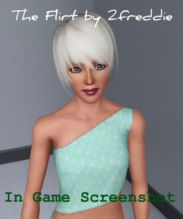 Sims 3 — The Flirt by 2freddie — Hair: Anubis 