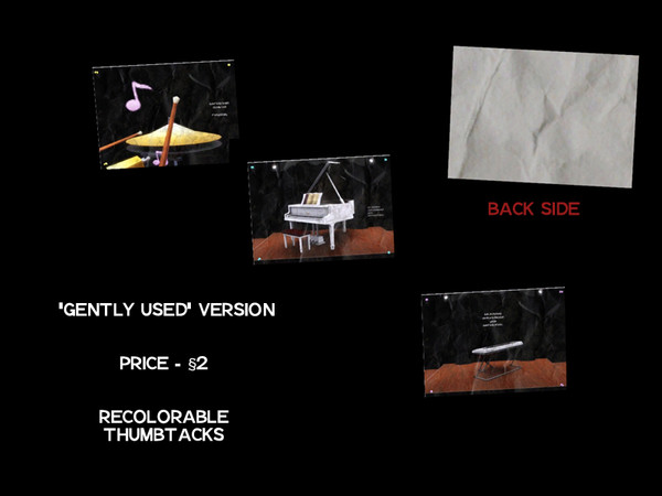 Sims 3 — Virtuoso Poster Set Gently Used Long *FIXED* by tdyannd — tdyannd for TSR