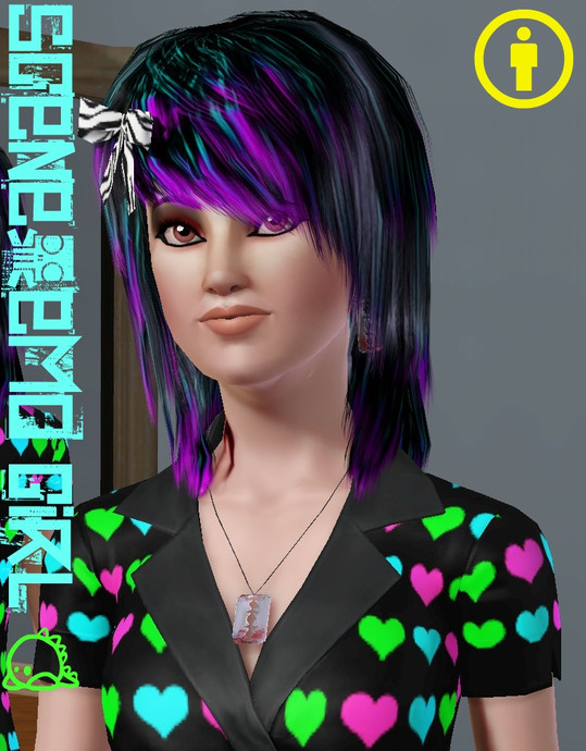 The Sims Resource The Scene Emo Kid Youngadult Female