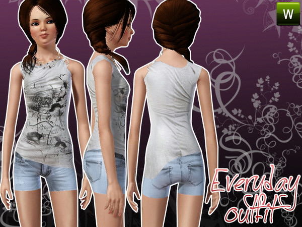 Sims 3 — Everyday outfit  by Simonka — I hope you like my new outfit! 