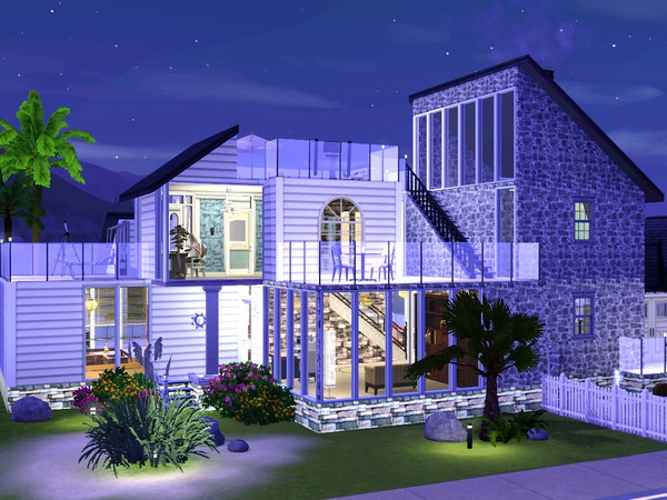 Sims 3 — Modern  Elegance - 2br, 1.5ba by NuclearCoreMeltdown — Oriental / French elegance fit into one modern home fit