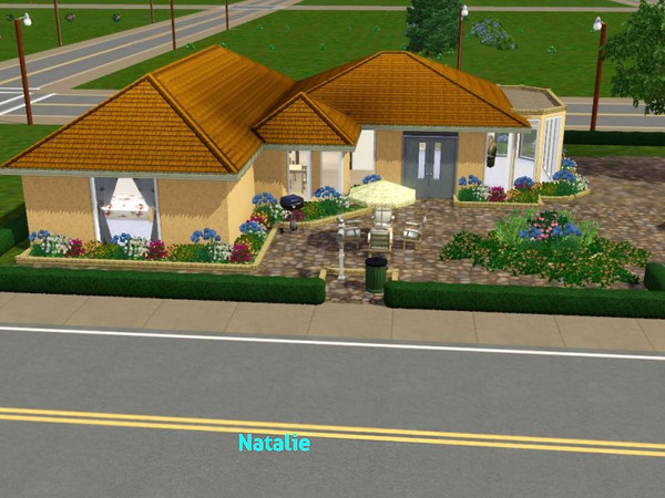 Sims 3 — Natalie by DO5NBR — Cozy little house with 2 bedrooms, one bathroom and a double car slot