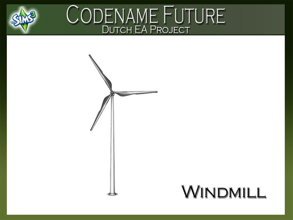 Sims 3 — Windmill by Mutske — This turbo-charged windmill is pretty, but everyone can see that you know best