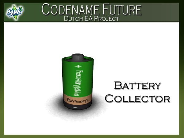 Sims 3 — Battery collector by Mutske — With the battery collection your collect batteries separately. They are