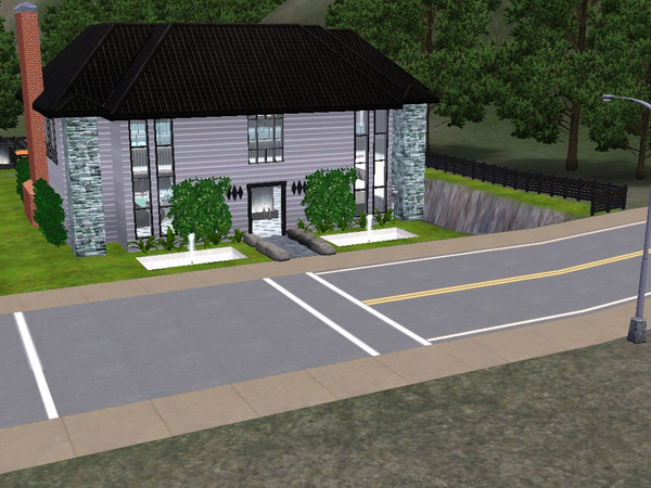 Sims 3 — The Bachelor by Izziebelle — This one BR home is the perfect place to hold wild crazy parties. The bedroom is