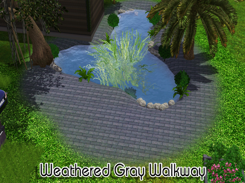 The Sims Resource Weathered Gray Walkway