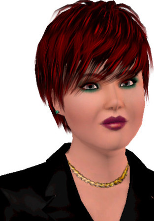 Sims 3 — Jazz Starr Mays by paulsondrahd — Teen daughter of Paul and Sondra. Posh, girlie girl. Short auburn hair, green
