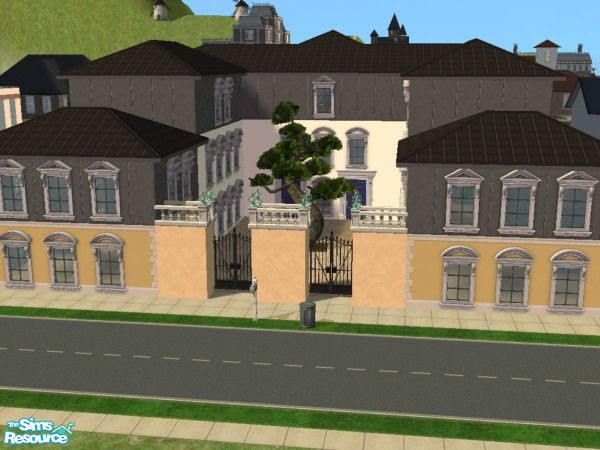 Sims 2 — Boulevard 2 by simperfect1991 — A nice citypalace. Based on a german palace. This lot needs upgrading, the