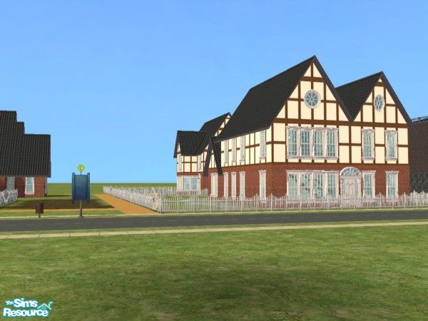 Sims 2 — Langestraat 59 by simperfect1991 — A nice holiday vacation lot. Three vacation houses, and a nice swimpool. The