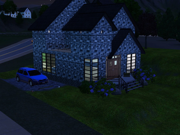 Sims 3 — BrickByBrick by Fatouma — A normal size house, with two bedrooms and 2.5 bathrooms. It is landscaped and
