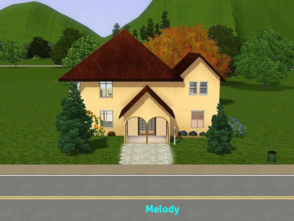 Sims 3 — Melody by DO5NBR — Little house with much room for the family, 3 bedrooms, 3 bathrooms, kitchen, dining,