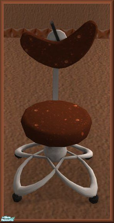 Sims 2 — NK TC31 Bedroom - Space Ranger Chair by MoMama — A brown space ranger chair.