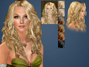 Sims 2 — Intoxicated by ChazDesigns — A sexy, wild and full of volume hair based on Britney Spears' hairstyle at the