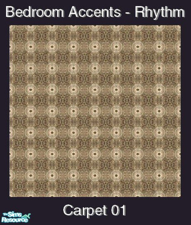 Sims 2 — Bedroom Accents - Rhythm - Carpet 01 by Waverly — The Bedroom Accents collection consists of new beddings, rugs,