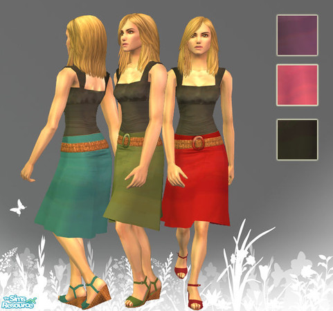 Sims 2 — SO_Collection_193 by Sophel21 — set of 6 summer skirts